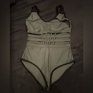 Cage one piece -Olive Green 2X